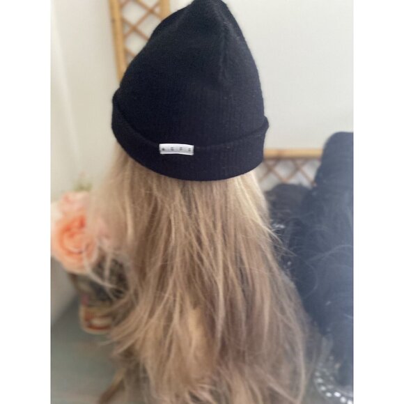 Minnie Mouse Hat Knit Beanie Disney Collection by Neff Black One Size Very Good - Picture 6 of 16